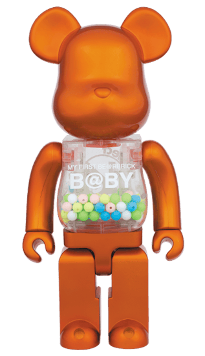 Bearbrick My First Baby 400% Pearl Orange