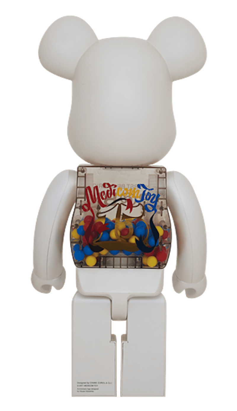 Bearbrick My First Baby Bearbrick Medicom Toy 15th Anniversary 1000% White