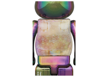 Bearbrick My First Baby Clear Ver. 100% & 400% Set Black Chrome