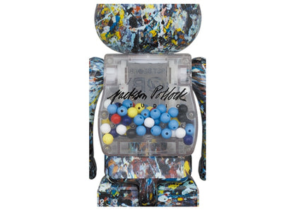 Bearbrick My First Baby Jackson Pollock Studio Ver. 100% & 400% Set Multi