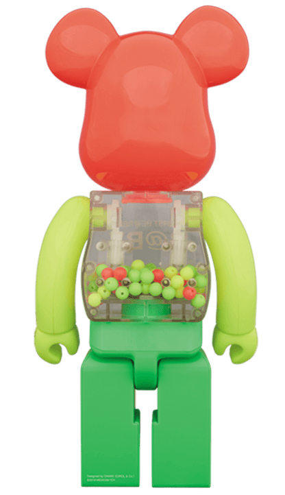 Bearbrick My First Baby Neon Ver. 400% Green