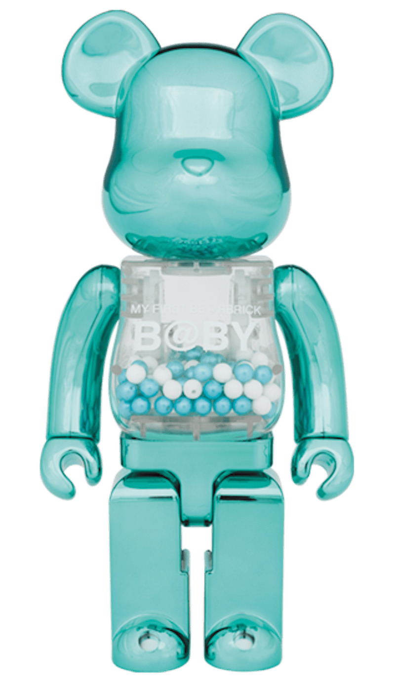 Bearbrick My First Baby Turquoise Ver. 400% Turquoise