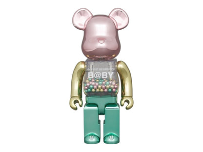 Bearbrick My First Be@rbrick 1st Color Chrome 100% & 400% Set
