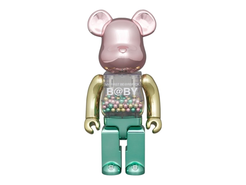 Bearbrick My First Be@rbrick 1st Color Chrome 100% & 400% Set