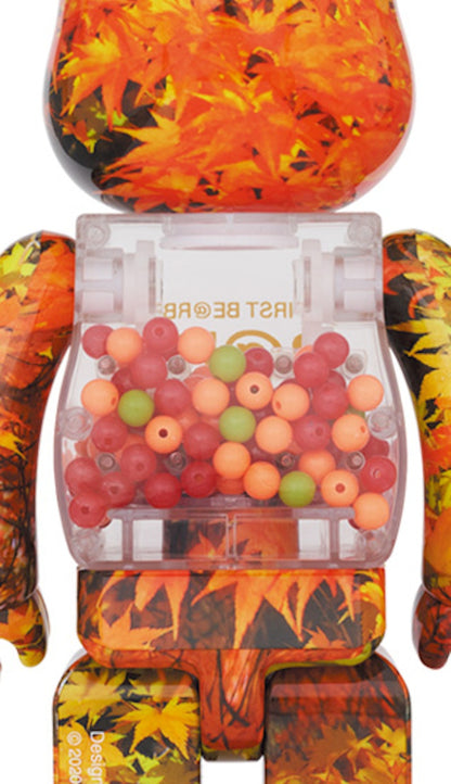 Bearbrick My First Bearbrick Baby Autumn Leaves Ver. 100% & 400% Set