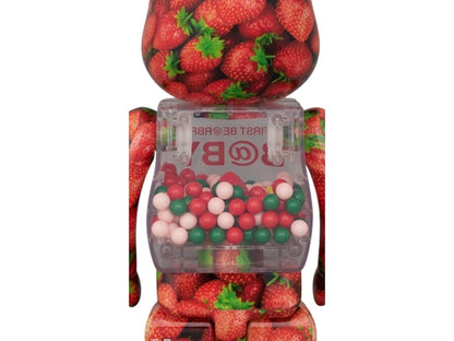 Bearbrick My First Bearbrick Strawberry 100% & 400% Set