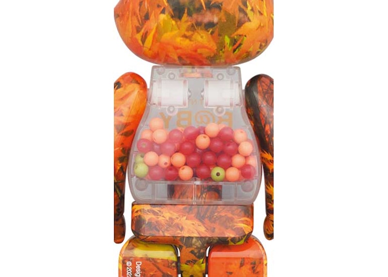 Bearbrick My First Nyabrick Baby Autumn Leaves Ver. 100% & 400% Set
