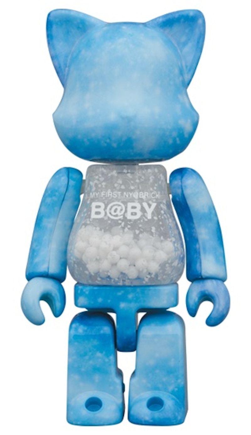 Bearbrick My First Nyabrick Baby Crystal of Snow Ver. 100% & 400% Set