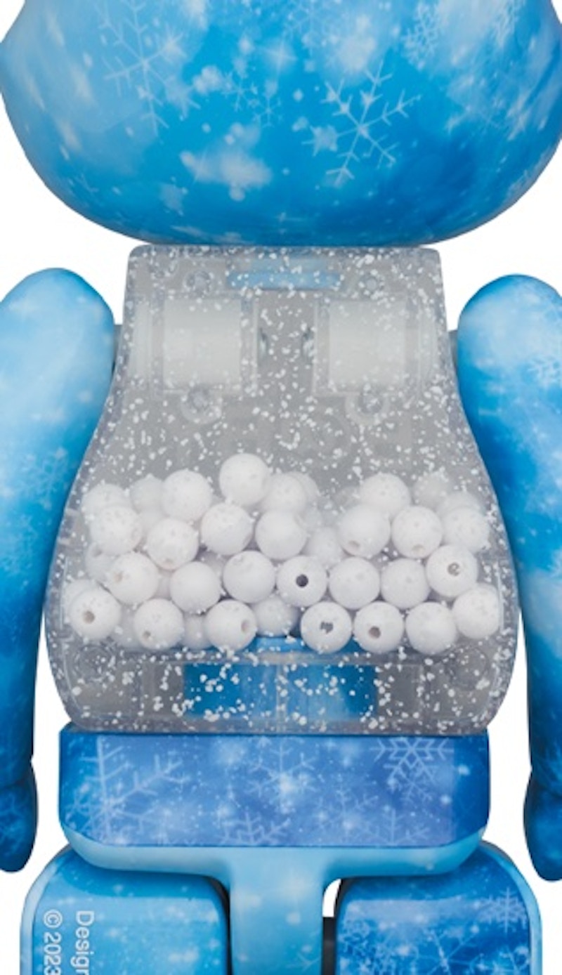 Bearbrick My First Nyabrick Baby Crystal of Snow Ver. 100% & 400% Set