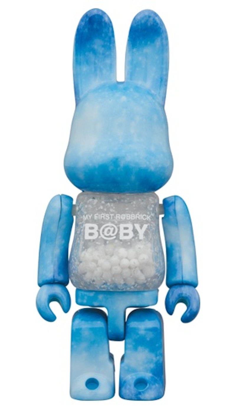 Bearbrick My First Rabbrick Baby Crystal of Snow Ver. 100% & 400% Set