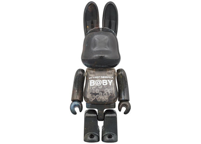 Bearbrick My First Rabbrick Baby Space Ver. 100% & 400% Set Black