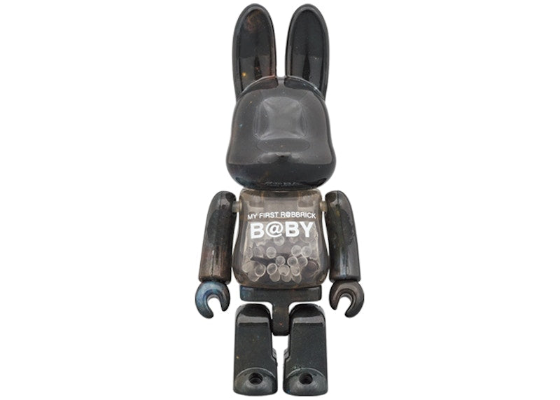 Bearbrick My First Rabbrick Baby Space Ver. 100% & 400% Set Black