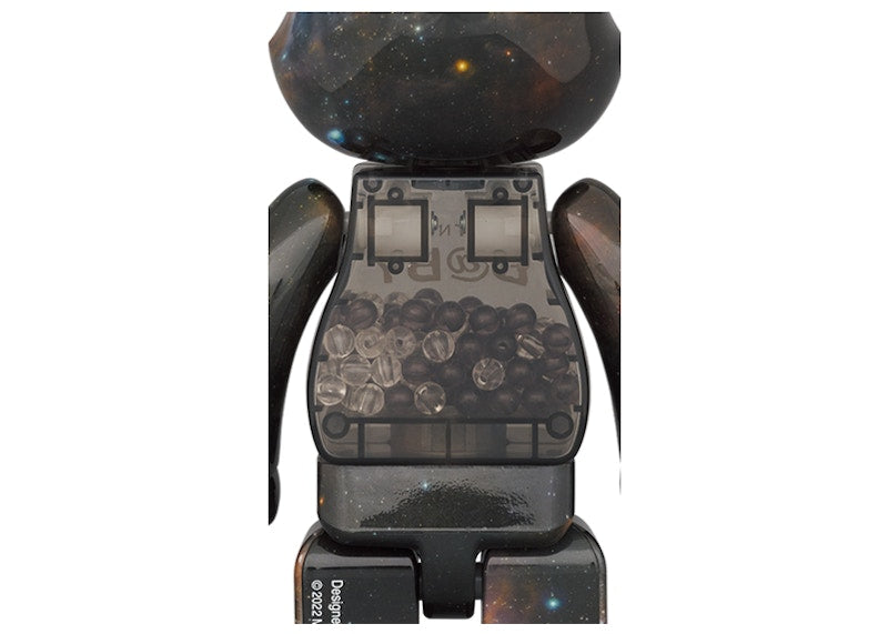 Bearbrick My First Rabbrick Baby Space Ver. 100% & 400% Set Black