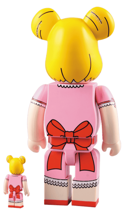 Bearbrick Mysterious Bear Bell 100% & 400% Set Pink
