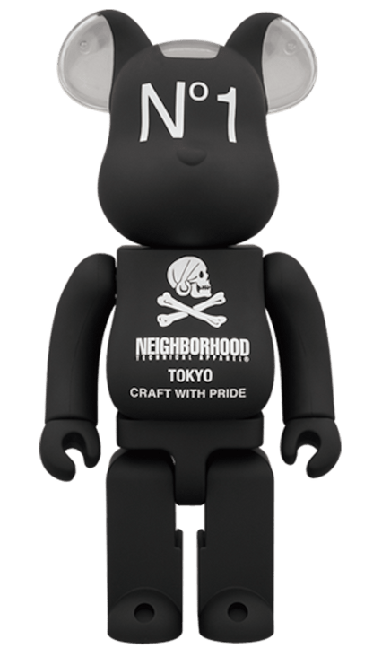 Bearbrick Neighborhood 400% Black