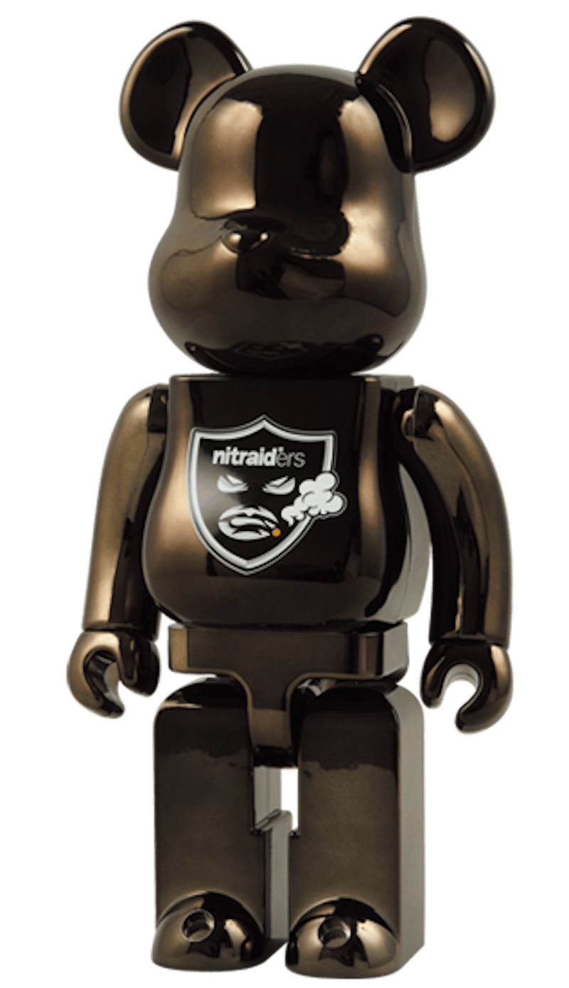 Bearbrick Nitraid 400% Black