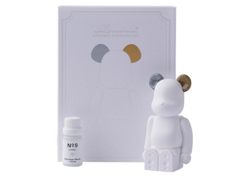 Bearbrick No.9 Galaxy Aroma Ornament Silver Gold Nebula