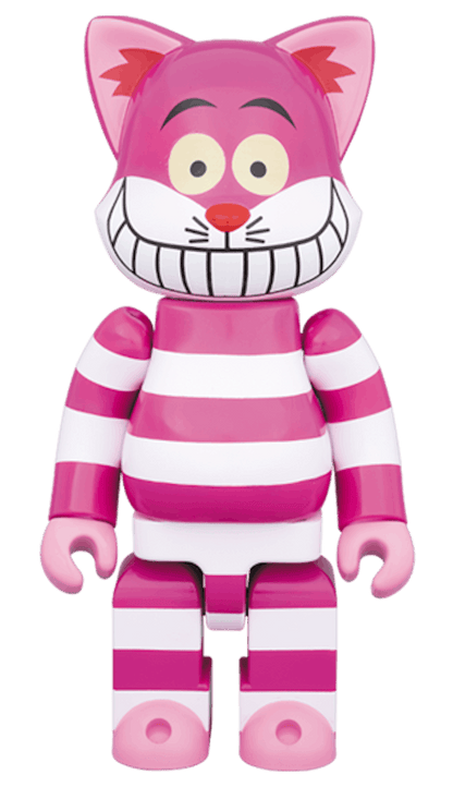 Bearbrick Nyabrick Cheshire Cat 400% Pink/White