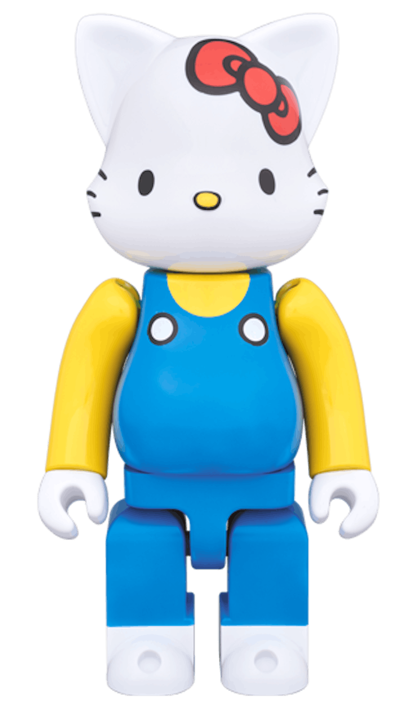 Bearbrick Nyabrick Hello Kitty 400% White