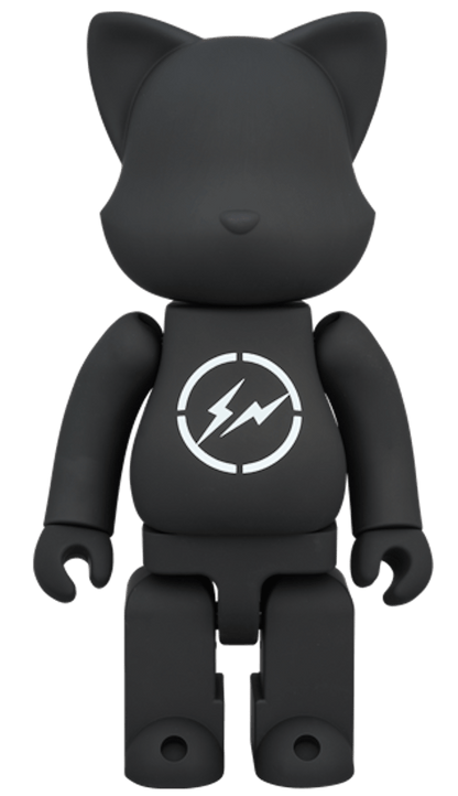 Bearbrick Nyabrick The Conveni x Fragment 400% Black