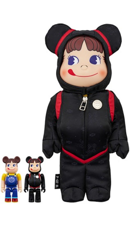 Bearbrick POTR Peko-Chan Milky 100% & 400% Set