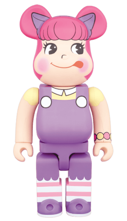 Bearbrick Pecola Chan 100% & 400% Set Purple