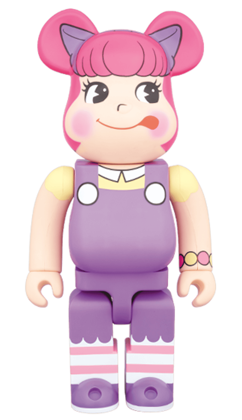 Bearbrick Pecola Chan 100% & 400% Set Purple