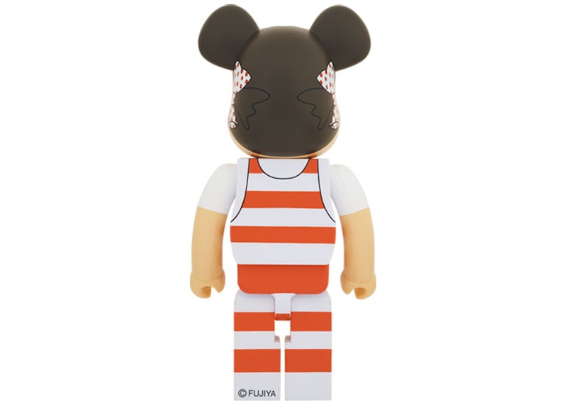 Bearbrick Peko-chan Milky Tricorn Hat Design 1000%