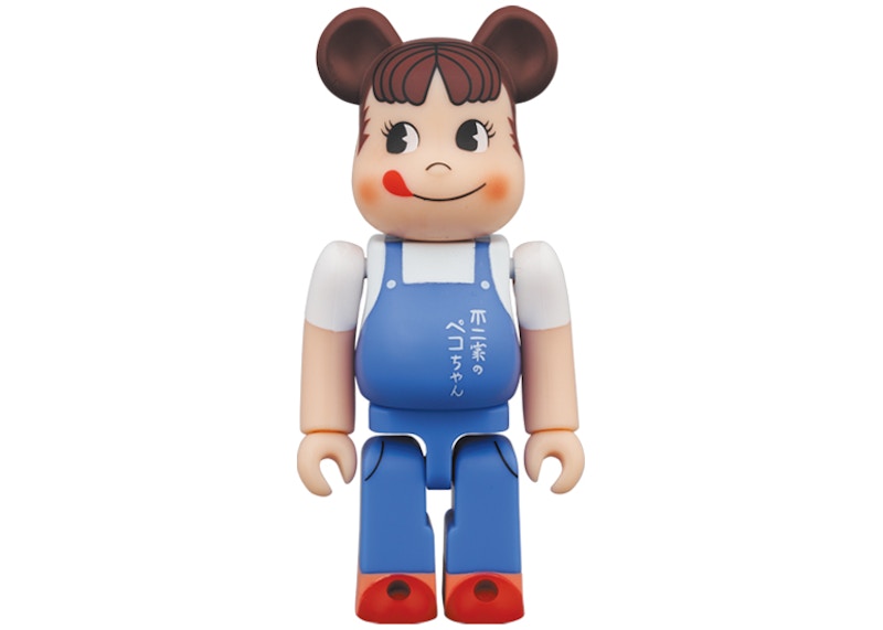 Bearbrick Peko-chan The Overalls Girl 100% & 400% Set