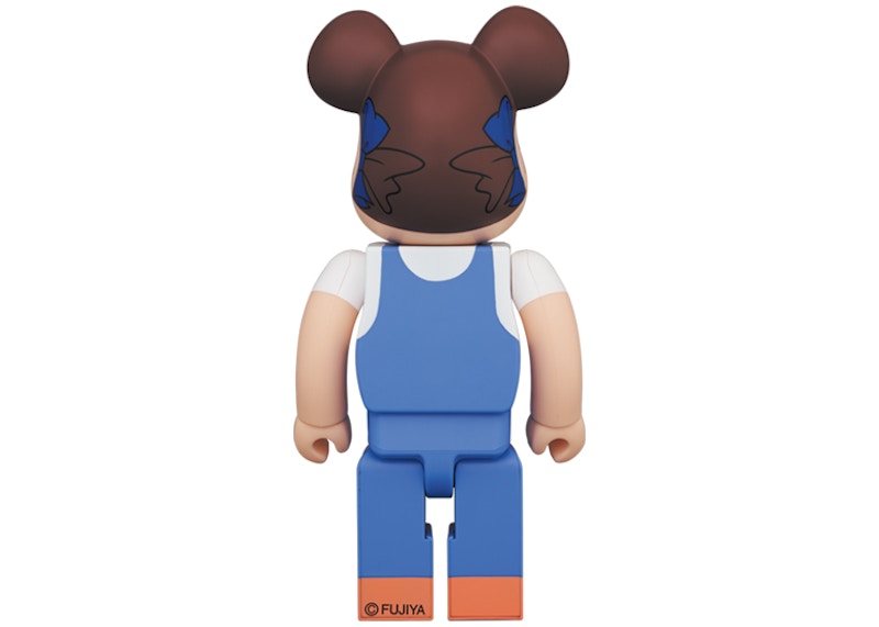 Bearbrick Peko-chan The Overalls Girl 100% & 400% Set