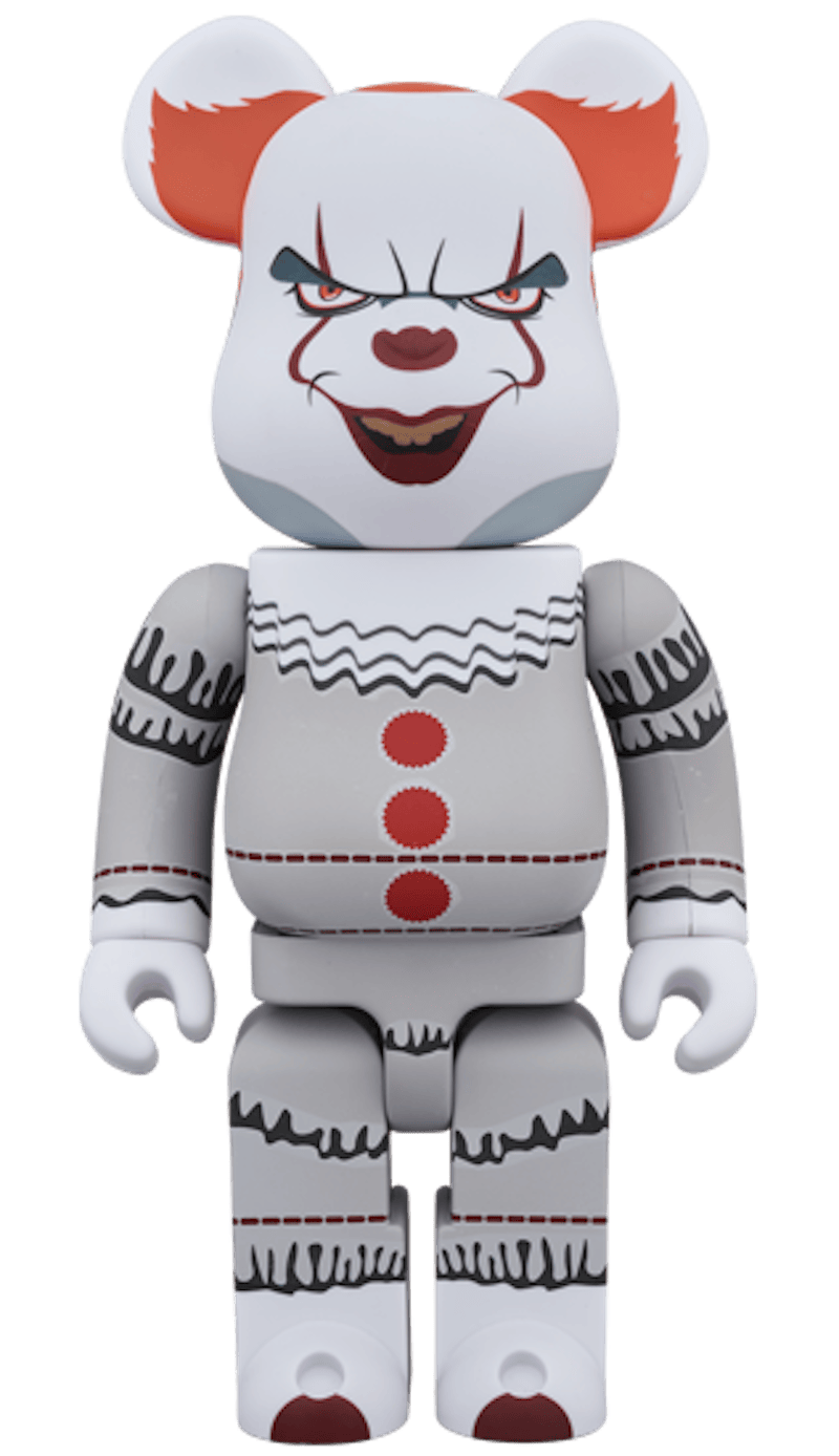 Bearbrick Pennywise 400% White