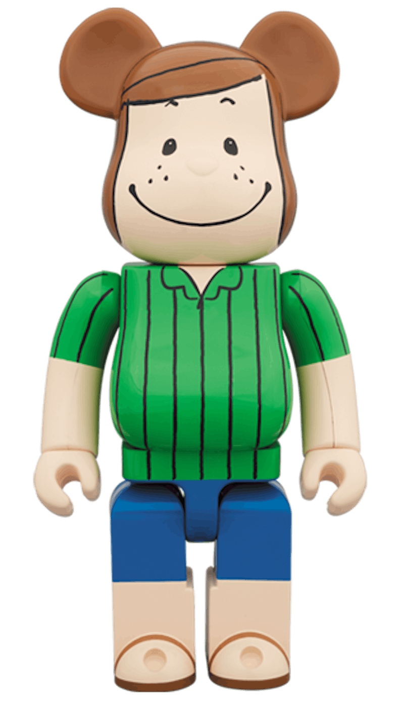 Bearbrick Peppermint Patty 400% Beige