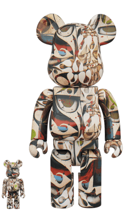 Bearbrick Phil Frost 100% & 400% Set Tan
