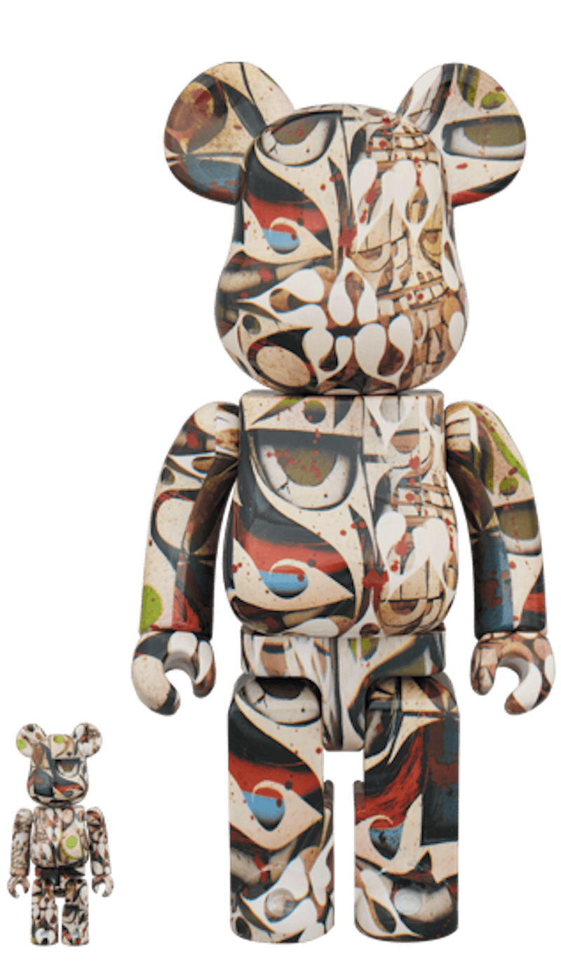 Bearbrick Phil Frost 100% & 400% Set Tan