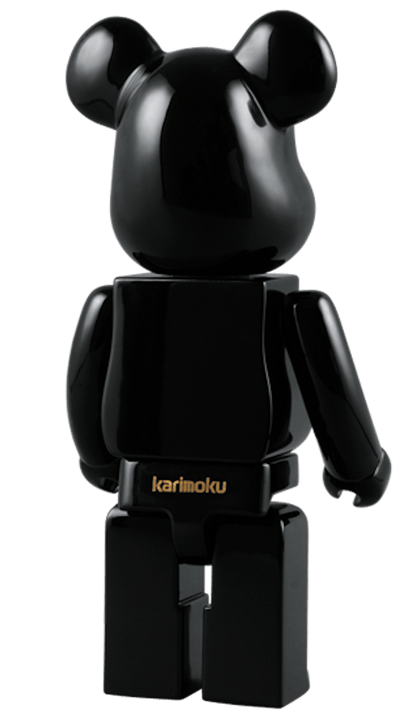 Bearbrick Piano Black 400% Black Wood