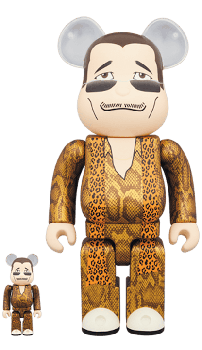 Bearbrick Pico Taro 100% & 400% Set Beige