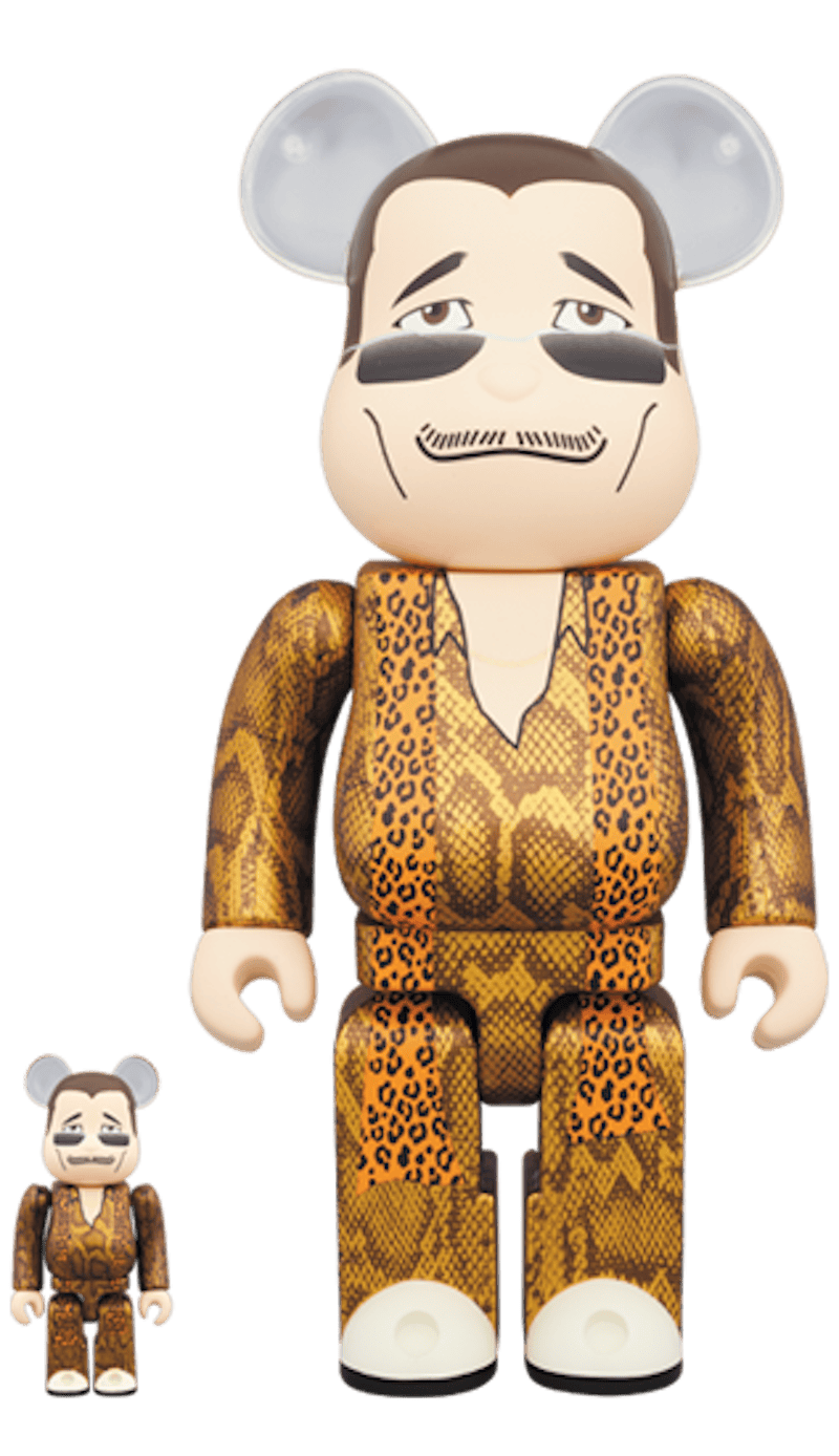 Bearbrick Pico Taro 100% & 400% Set Beige