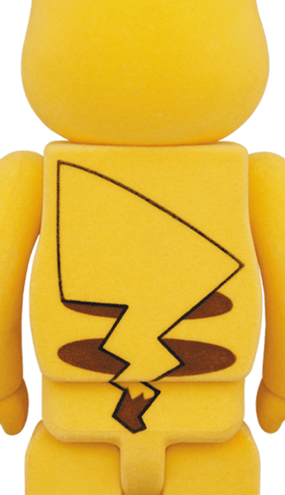 Bearbrick Pikachu Flocky Ver. 100% & 400% Set