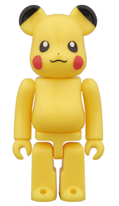 Bearbrick Pikachu Pokemon Center Sky Tree Town Ver. 100% Yellow