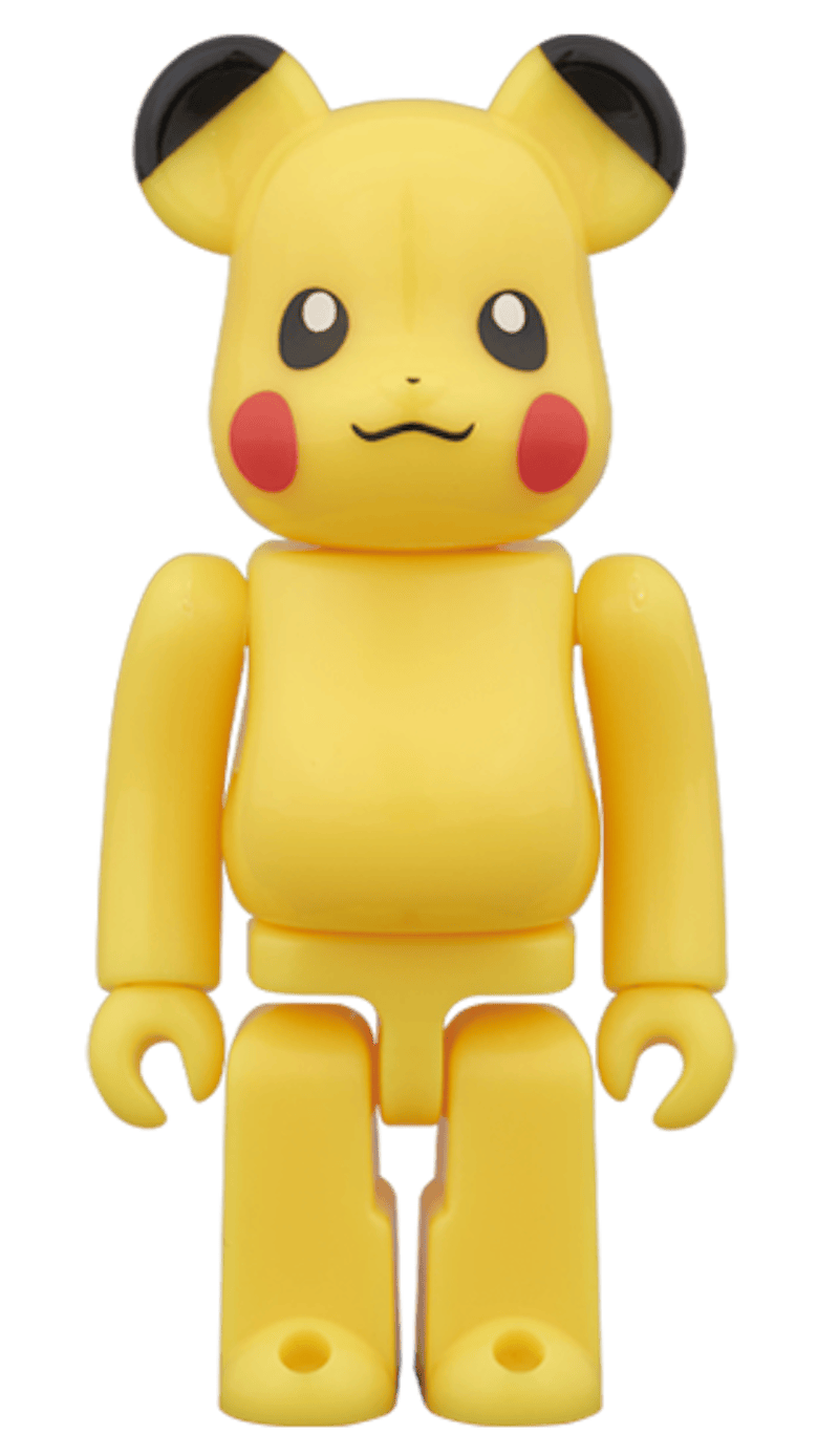 Bearbrick Pikachu Pokemon Center Sky Tree Town Ver. 100% Yellow