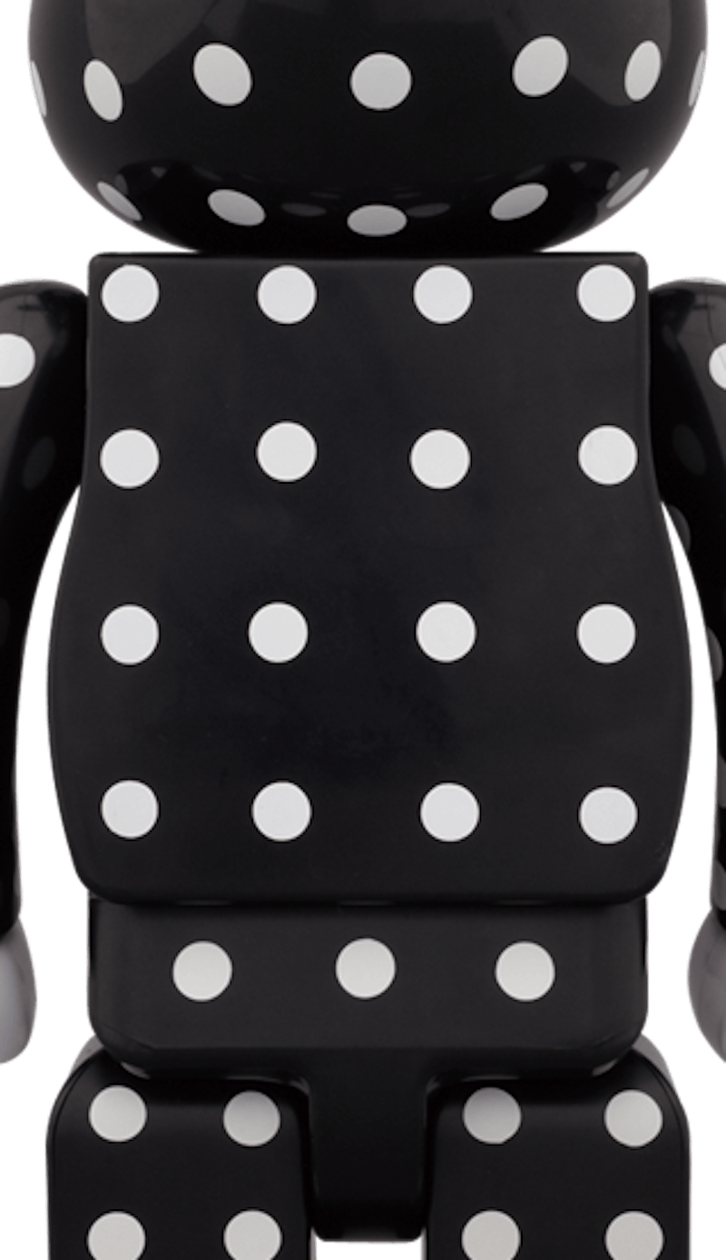 Bearbrick Polka Dot 400% Black