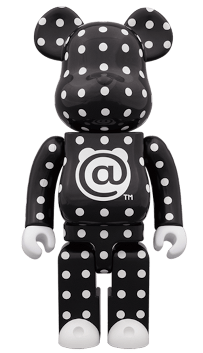 Bearbrick Polka Dot 400% Black