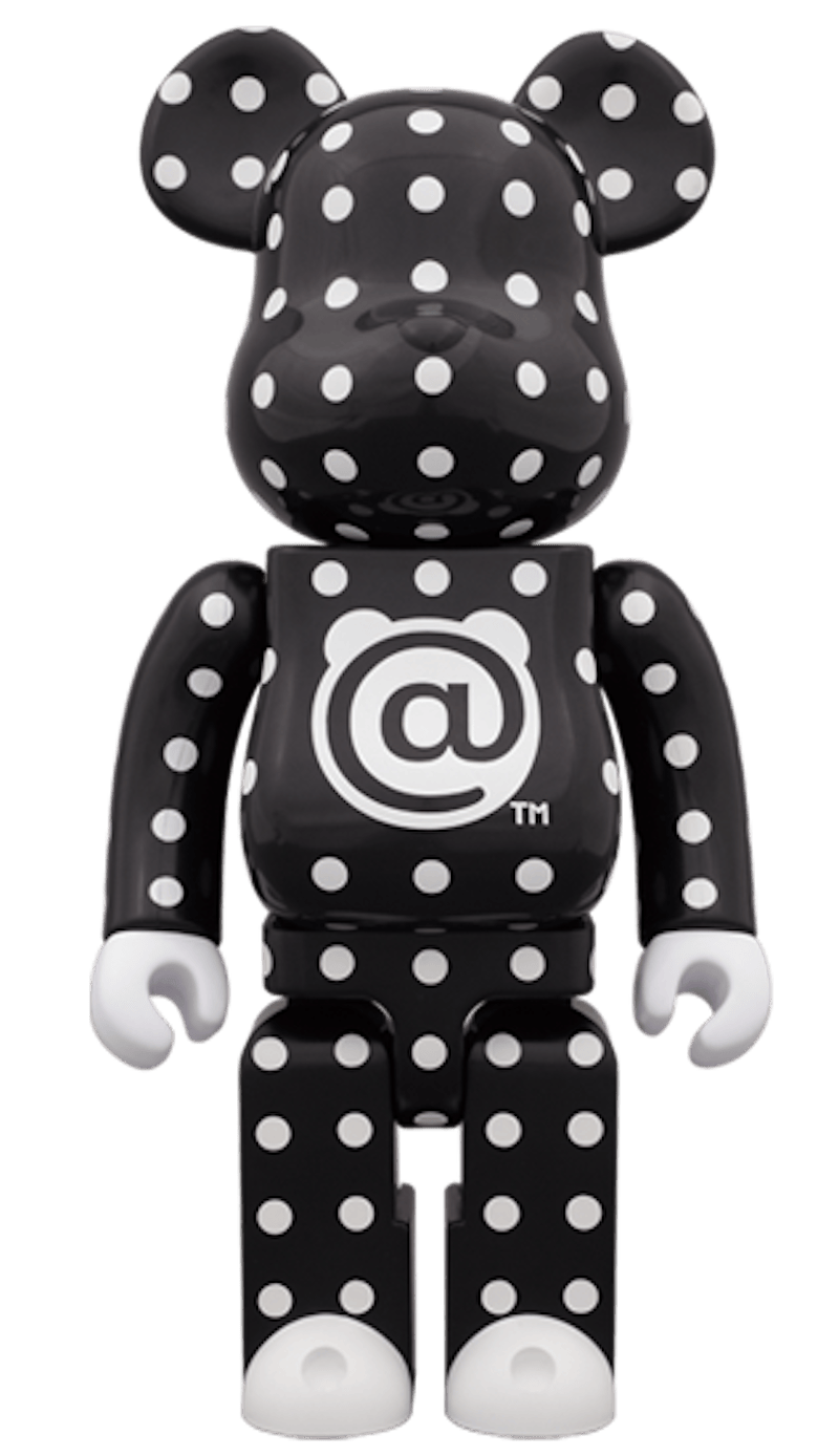 Bearbrick Polka Dot 400% Black