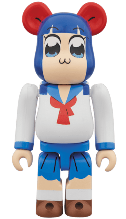 Bearbrick Popte 2 Pack 100% White