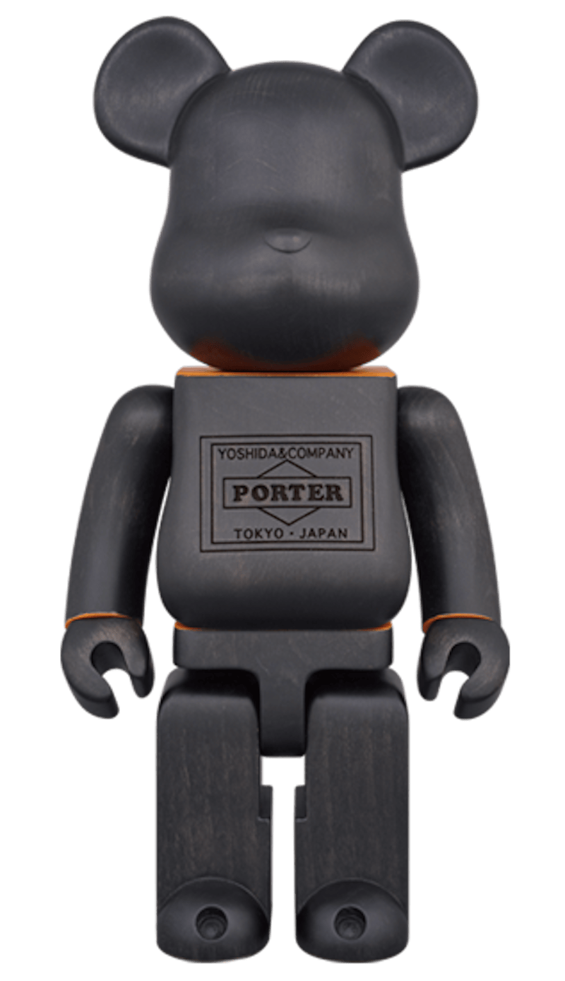 Bearbrick Porter x Karimoku 400% Black