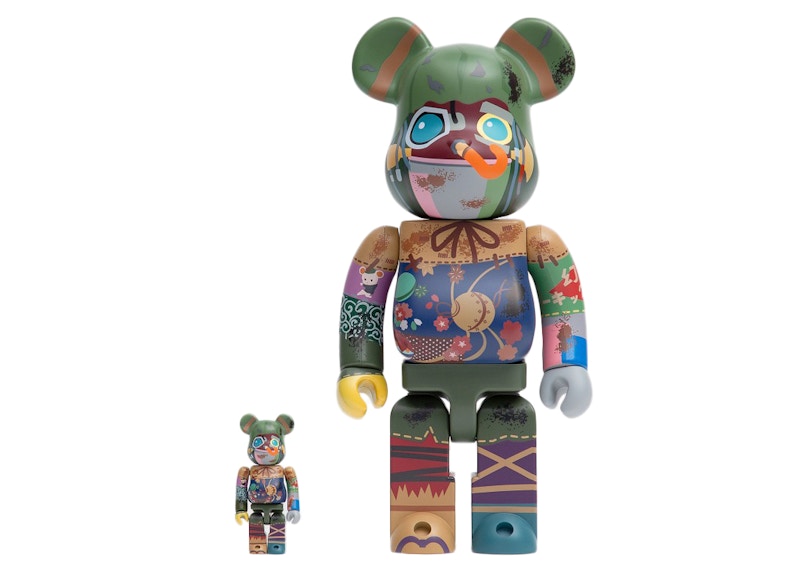 Bearbrick Poupelle of Chimney Town 100% & 400% Set Multi
