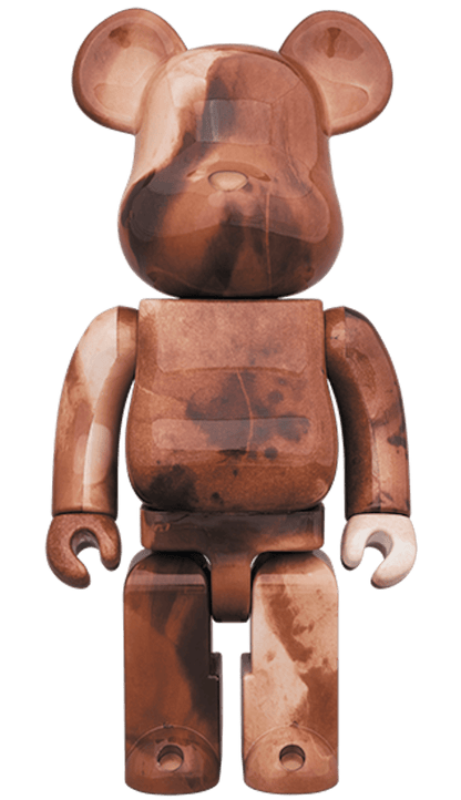 Bearbrick Pushead #4 100% & 400% Brown