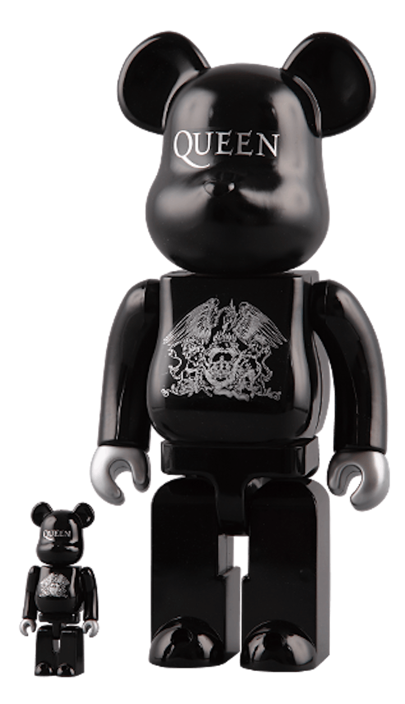 Bearbrick Queen 100% & 400% Set Black