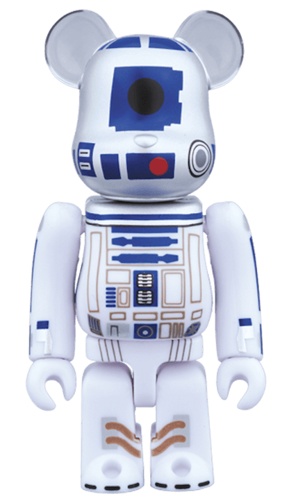 Bearbrick R2-D2 (40th Anniversary Ver.) 100% White