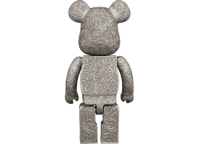 Bearbrick ROYAL SELANGOR ARABESQUE CLASSIC 400% Silver